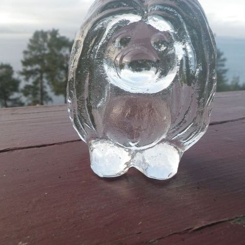 Troll i glass fra Bergdala glassverk