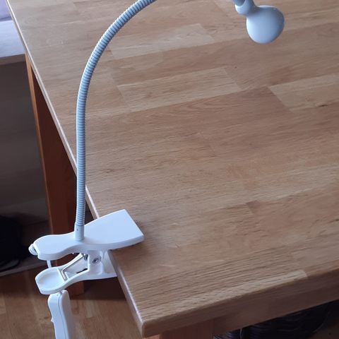 Lampe med klype