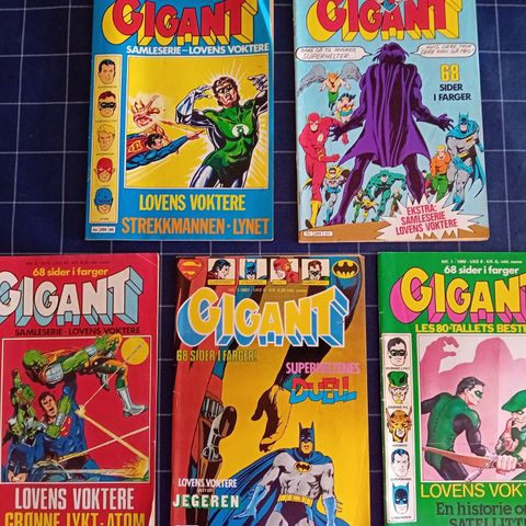 GIGANT. 5 stk. 1978-1981