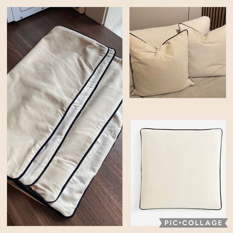 Velour/fløyel putetrekk 2 stk fra H&M Home