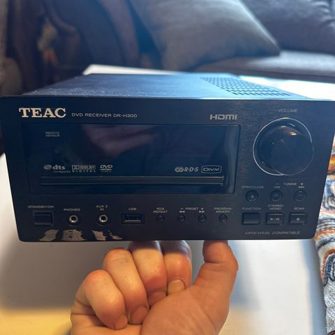 Teak dvd receiver,mp3