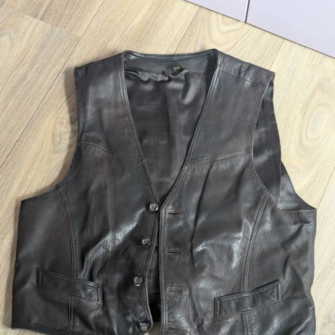 Skinn vest