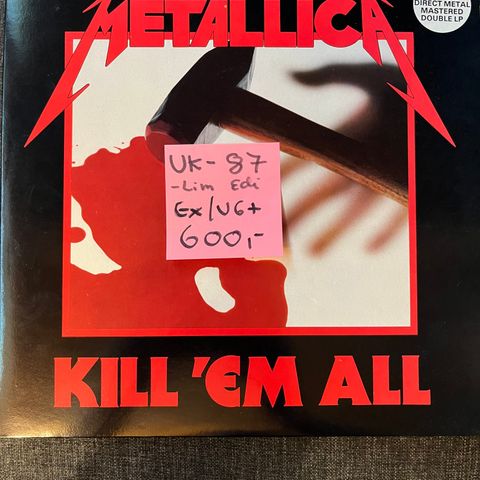 Metallica kill em all- Limited Edition - UK87