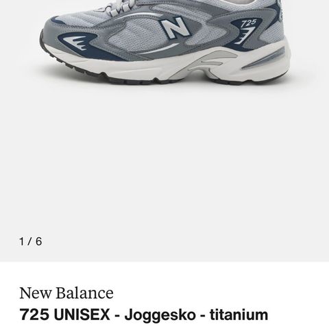 Helt ny ubrukt New Balance 725 UNISEX - Joggesko