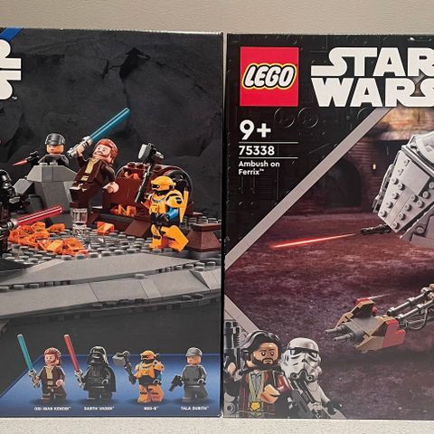 Lego Star Wars 75334 og 75338