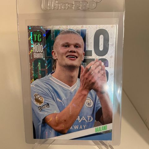 Erling Braut Haaland - Panini Top Class Holo Giant fotballkort