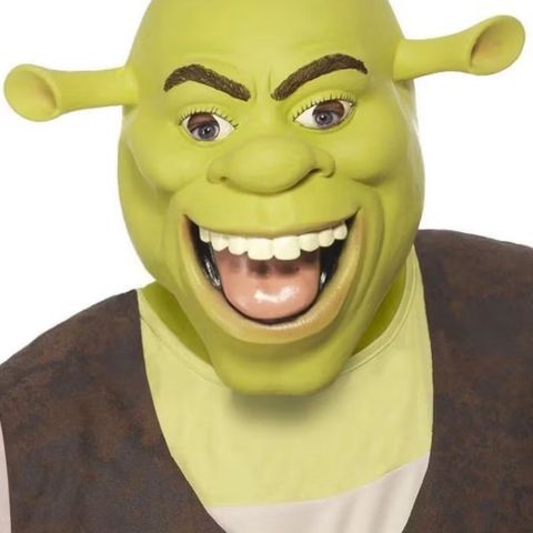 Shrek maske og hansker