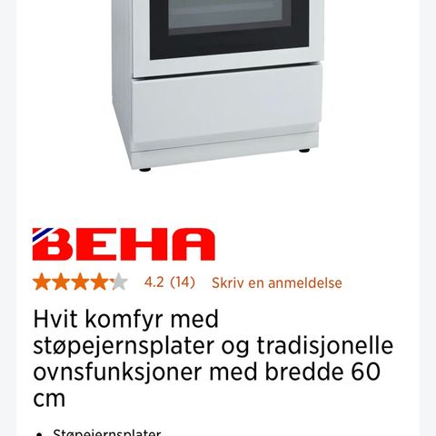 gulvkomfyr med emaljerte plater