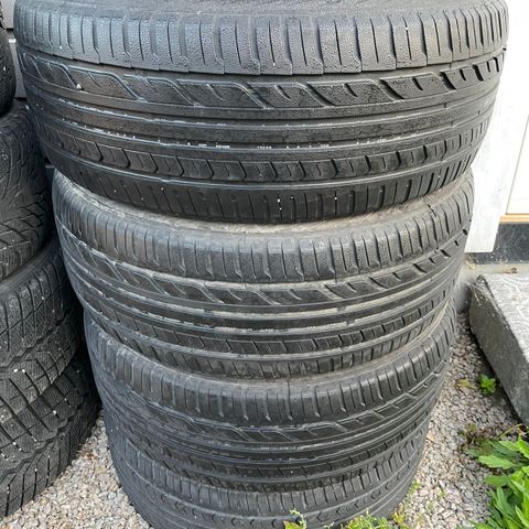 Sommerdekk 205/55R7 brukt en sesong