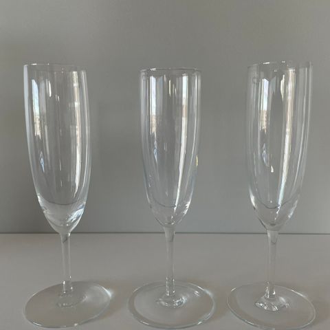 10 stk champagneglass (flutes)