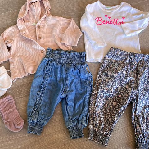 Liten klespakke str 62 🌸MP ull 🌸Hust and Claire 🌸Benetton