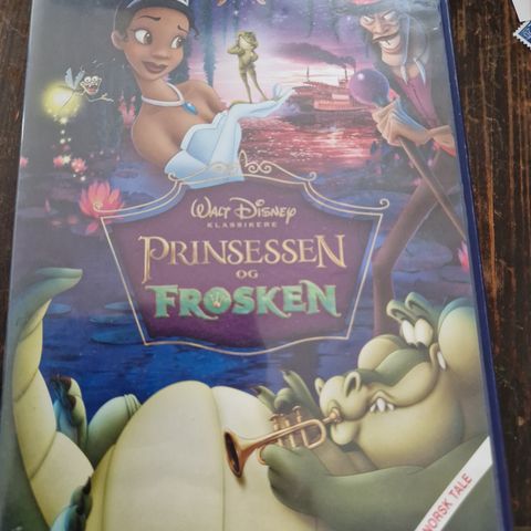 Kr 5 DVD PRINSESSEN OG FROSKEN