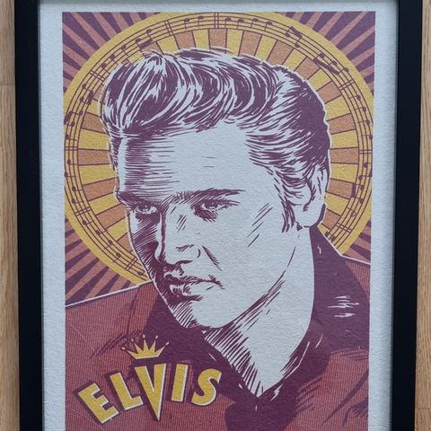 Elvis Presley plakat I ramme