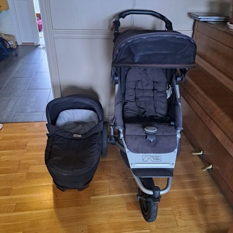 Moutain buggy vogn med bag