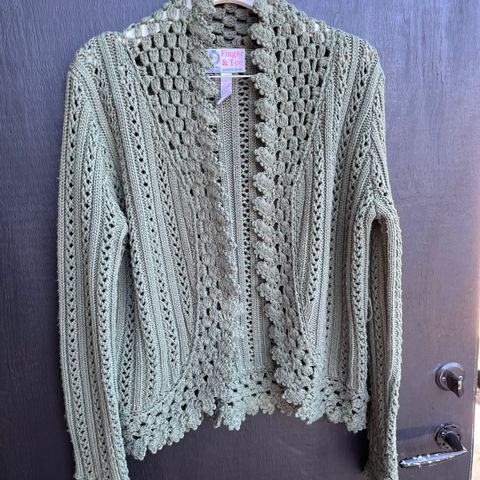 Finger&toe cardigan str L