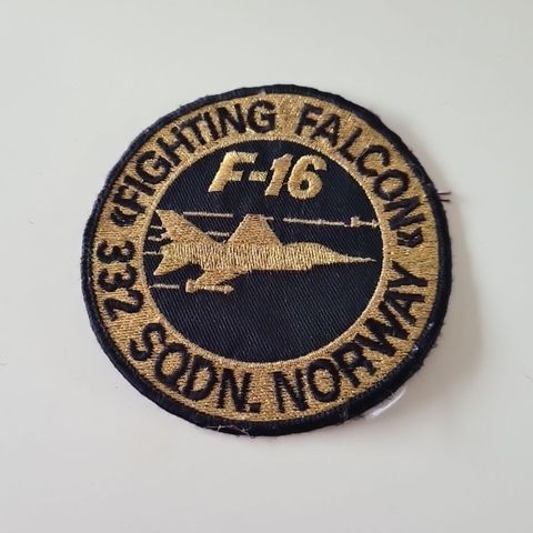 Patch 332 SQDN. Norway, F-16, "Fighting Falcon"