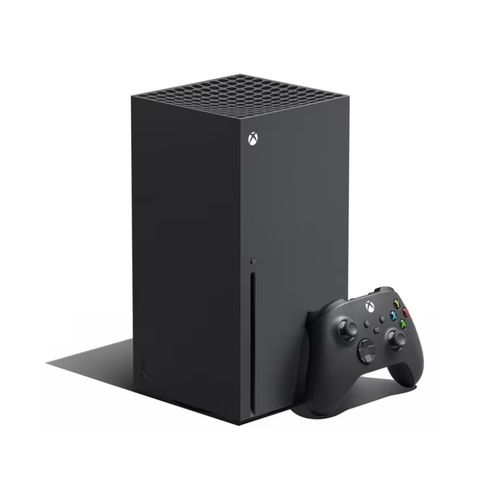 Xbox Series X med standard kontroll, Elite kontroll headset og kabler