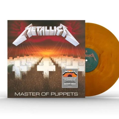 Metallica Master of puppets. Orange vinyl. (2024)