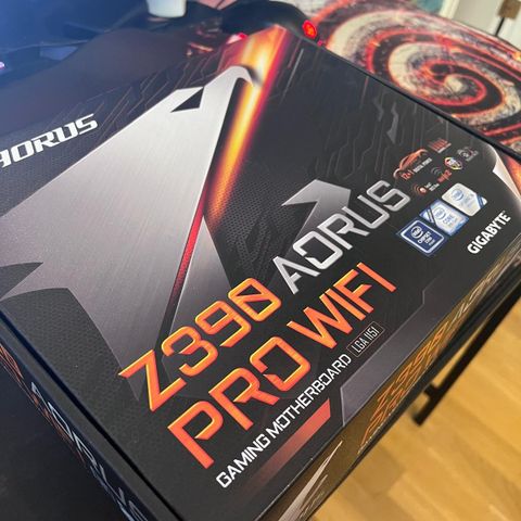 Aorus Z390 Pro Wifi, i9 9900k, 16GB ddr4