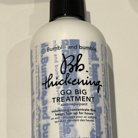 BUMBLE AND BUMBLE THICKENING GO BIG PLUMPING TREATMENT 2.0 250 ML