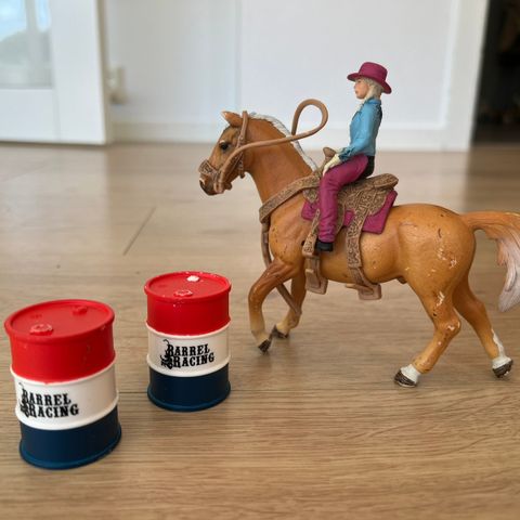 Schleich hester og ryttere + div tilbehør