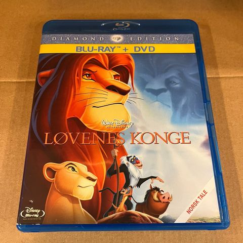 Walt Disney Løvenes Konge Blu-ray + DVD Diamond Edition