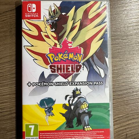 Pokemon Shield + Expansion Pass Nintendo Switch