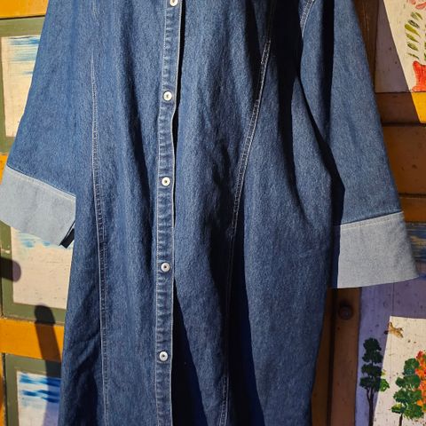 Vintage denim kjole Studio 54 56