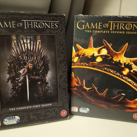 Game of Thrones sesong 1 og 2