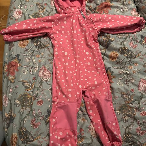 Nordbjørn Orrvik Softshell Babydress, Aurora Pink Dit Dots