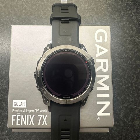 Garmin Fenix 7X Solar | Som ny!!