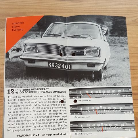 Vauxhall viva brosjyre.