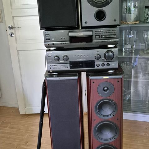 Technics pakke, receiver, CD spiller høyttalere Bose ,Jamo