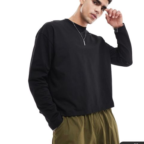 ASOS Long sleeve 240gsm heavyweight (ubrukt)