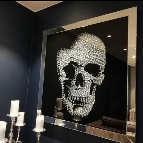 Speil bilde skull