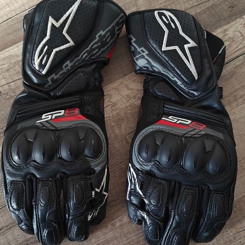 MC-Hansker Alpinestars SP-8 V3 Svart