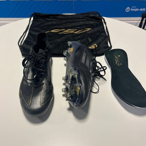 adidas F50 Elite FG Dark Spark - Sort/Sølv/Gull (Strl 44)