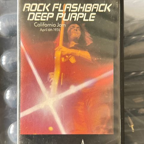 Deep purple  - California jam original VHS fra  1981 selges