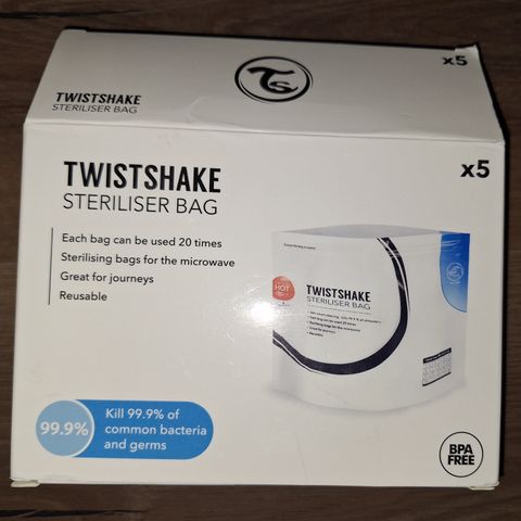 TWISTSHAKE STERILISER BAG