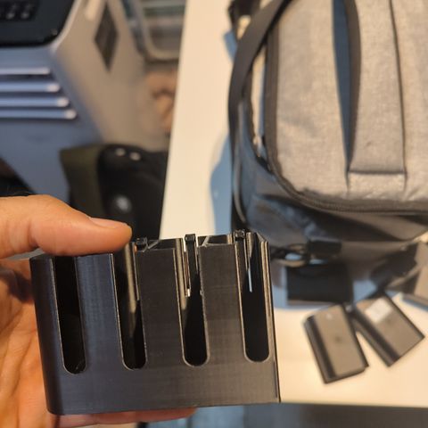 Lumix Gh5/m2 4 battery's storage box.