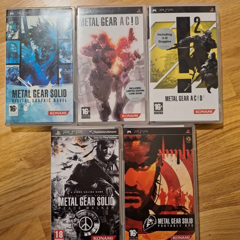 PSP spill - Metal Gear