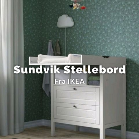 Sundvik Stellebord/kommode fra IKEA