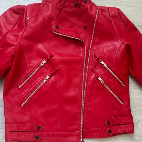 PU leather jacket