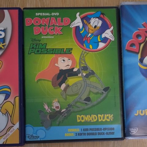 Tre Disney dvd Gis bort.