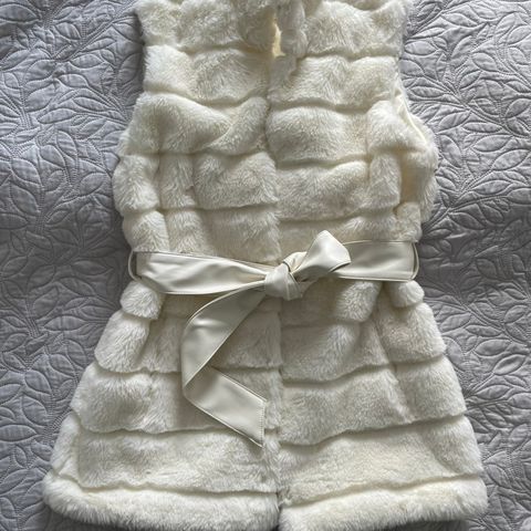 Fluffy vest