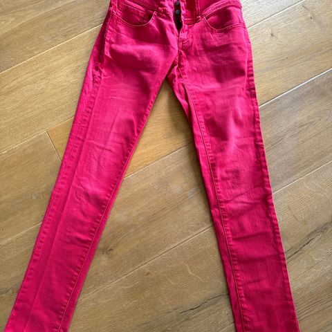 Pieces    modell: funky fiesta high legging denim red