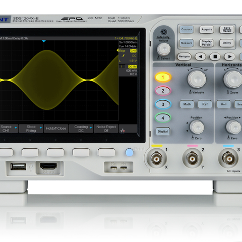 Siglent SDS1104X-E Oscilloskop (4 kanaler, 1 GS/s)