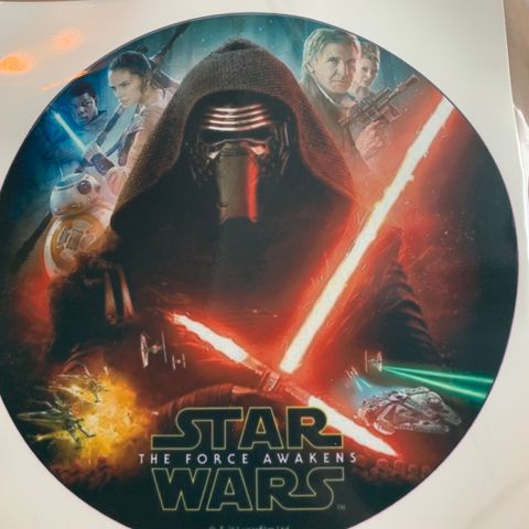 Spiselig kakepynt bilde av star wars