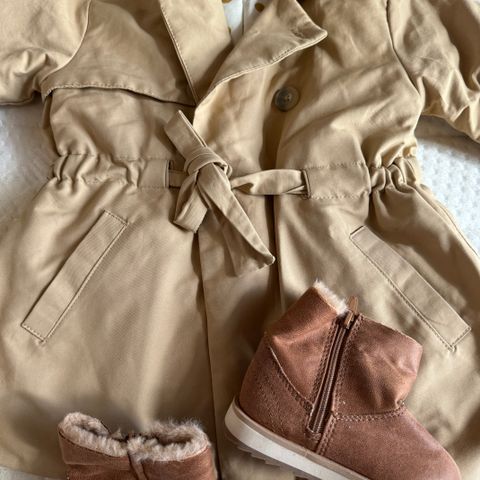 Trenchcoat fra Zara til jente 1-1,5 år