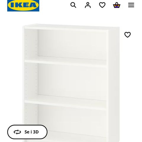 IKEA Billy bokhylle gis bort